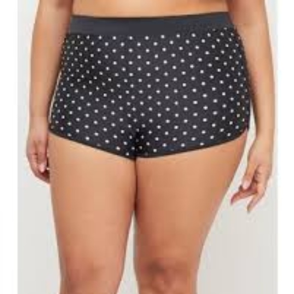 Lane Bryant Dolphin-Hem Swim Short - Picture 1 of 4